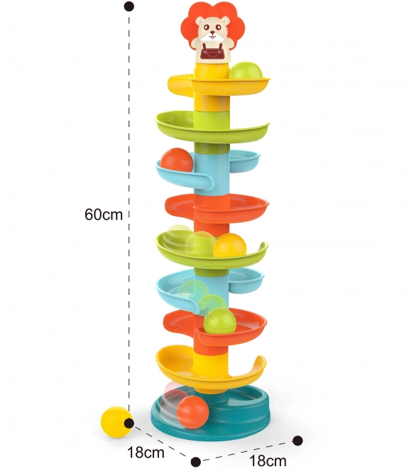 Woopie pistă spiralatã pentru bile colorate