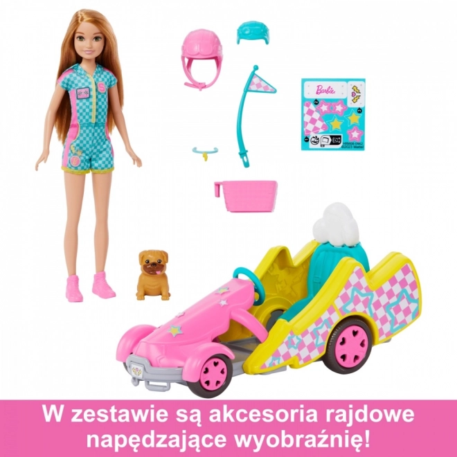 Păpușa Barbie Stacie și Gokartul de film