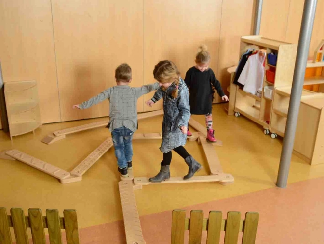 Plăci de echilibru din lemn Masterkidz