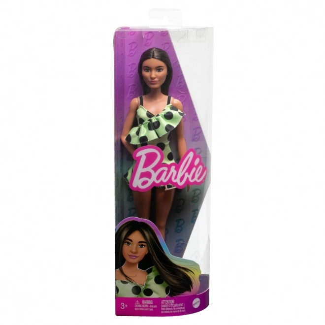 Lală Barbie Fashionistas în salopetă cu buline