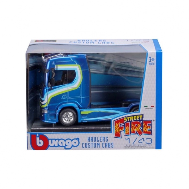 Camion Transport Bburago Scania 770S Albastru