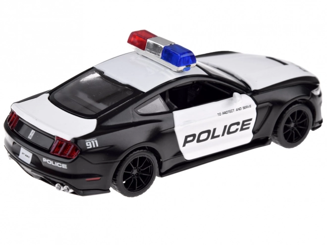 Mașinuță metalică de poliție Ford Shelby GT350 scara 1:32