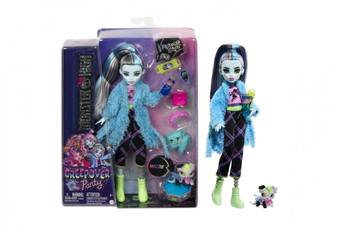 Lală Monster High Petrecere în Pijamale Frankie Stein