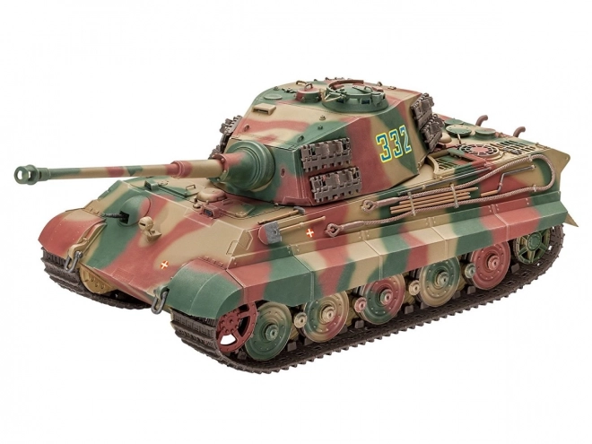 Model din plastic Tankul Tiger II Henschel Turret