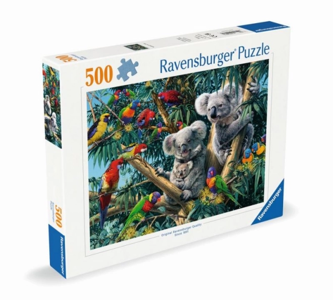 Puzzle Koale pe Copac 500 Piese