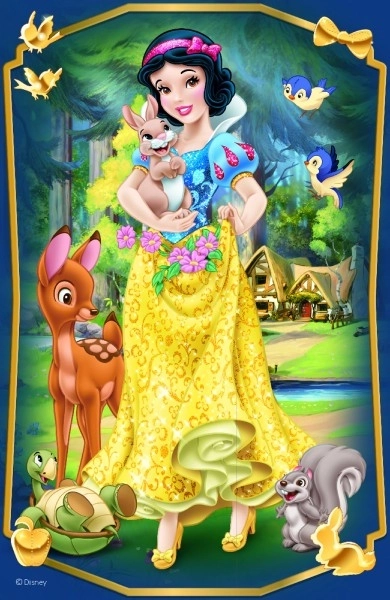 Puzzle mini Prințesele Disney