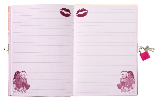 Diario cu încuietoare Besties A5