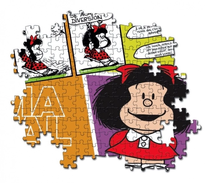 Puzzle Clementoni Mafalda pe leagăn 500 piese