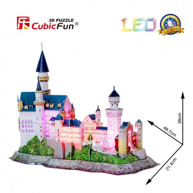 Puzzle 3D Castelul Neuschwanstein