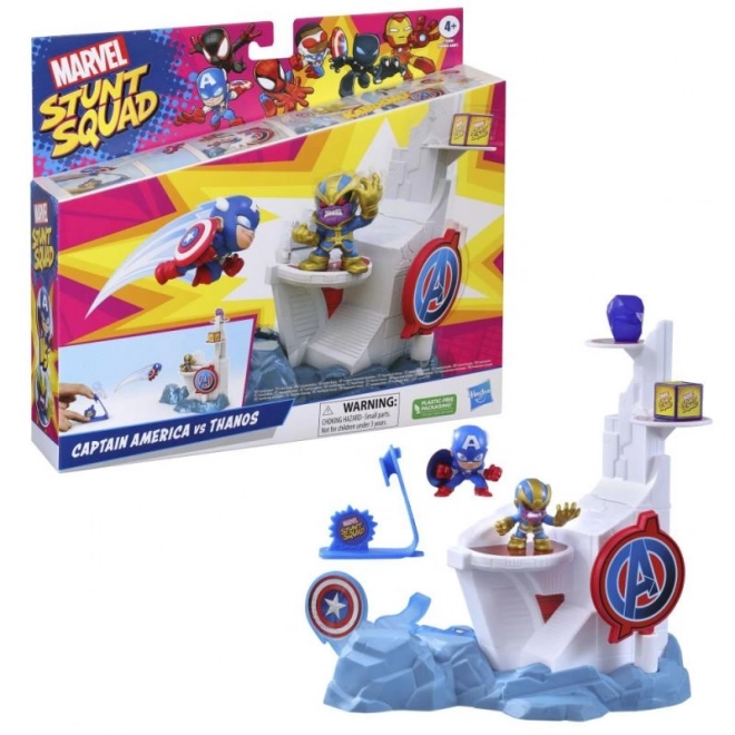 figurina cascadorii Marvel Avengers cu set de joc cu funcții