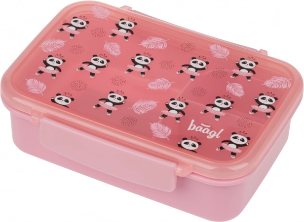 Cutie pentru gustări Baagl cu compartimente Panda