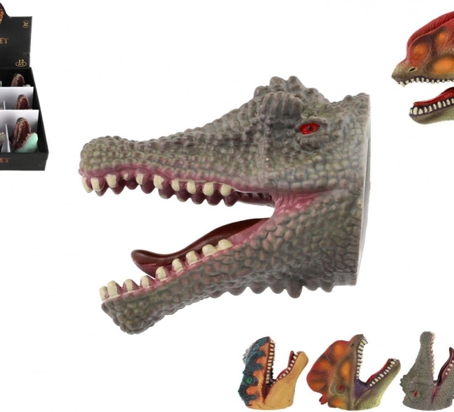 Mănușe din cauciuc dinozaur - set de 12 bucăți