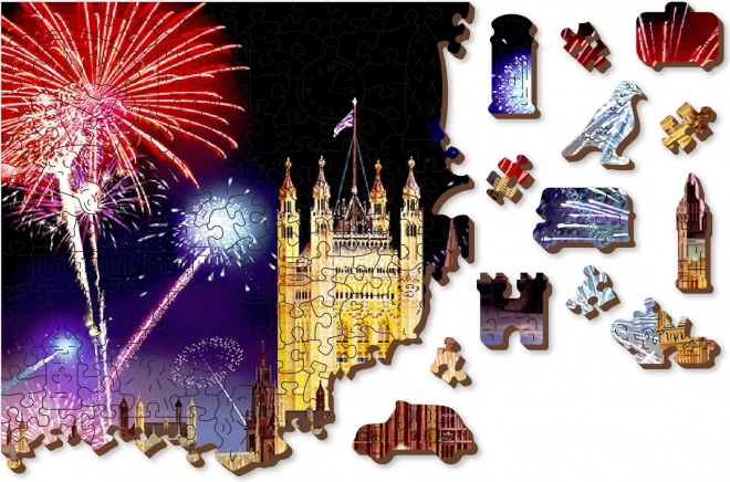 Puzzle din lemn Londra de noapte