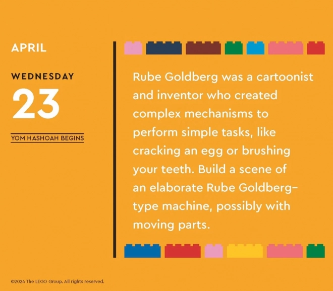 Calendar distractiv LEGO 2025