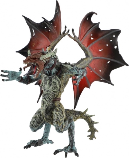 Figurină de dragon din plastic 12x16 cm mix de tipuri