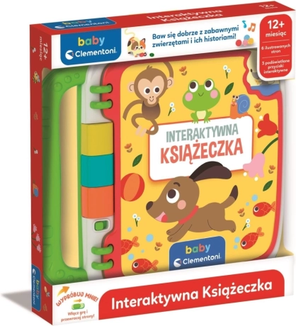 Carte interactivă Baby Clementoni pentru copii de la 12 luni