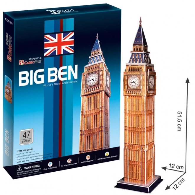 Puzzle 3D Big Ben CubicFun