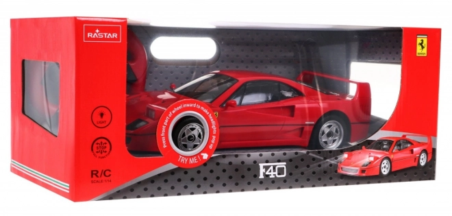 Mașină Ferrari F40 RASTAR telecomandată 1:14