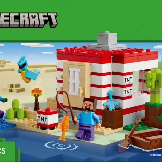 Casă TNT în junglă LEGO Minecraft