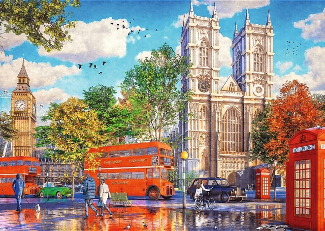 Puzzle 1000 piese - Ceaiul în Londra