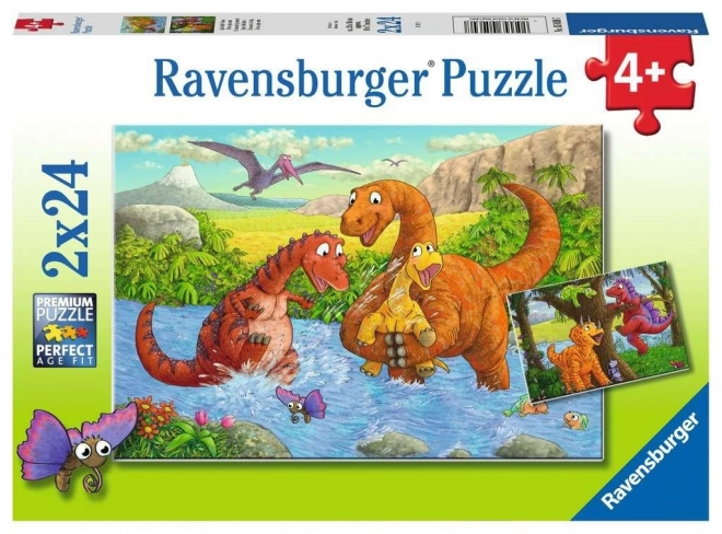 Puzzle distractiv cu dinozauri Ravensburger