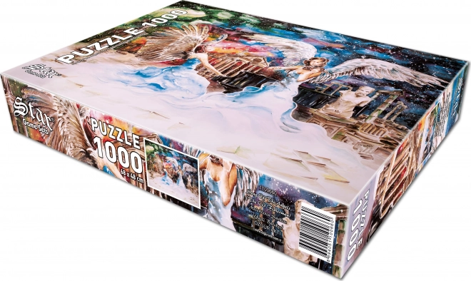 Puzzle Cântecul îngerilor - Pescarul bătrân 1000 piese