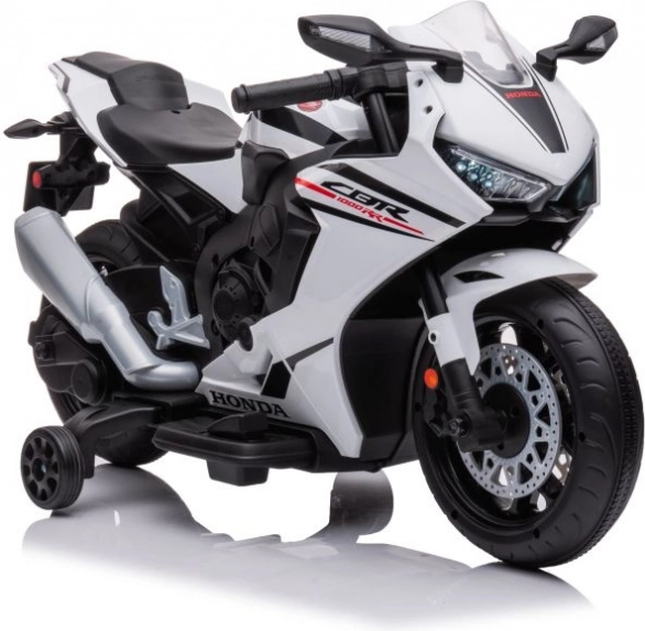 Motocicletă electrică pentru copii Honda CBR 1000RR albă
