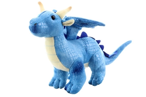 Dragon de pluș albastru eco-friendly