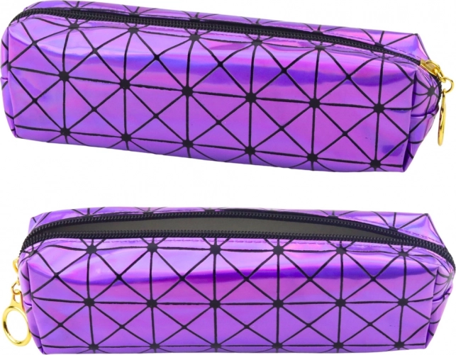 Penar holografic violet, cu un singur compartiment
