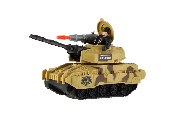 Tank cu soldat din plastic