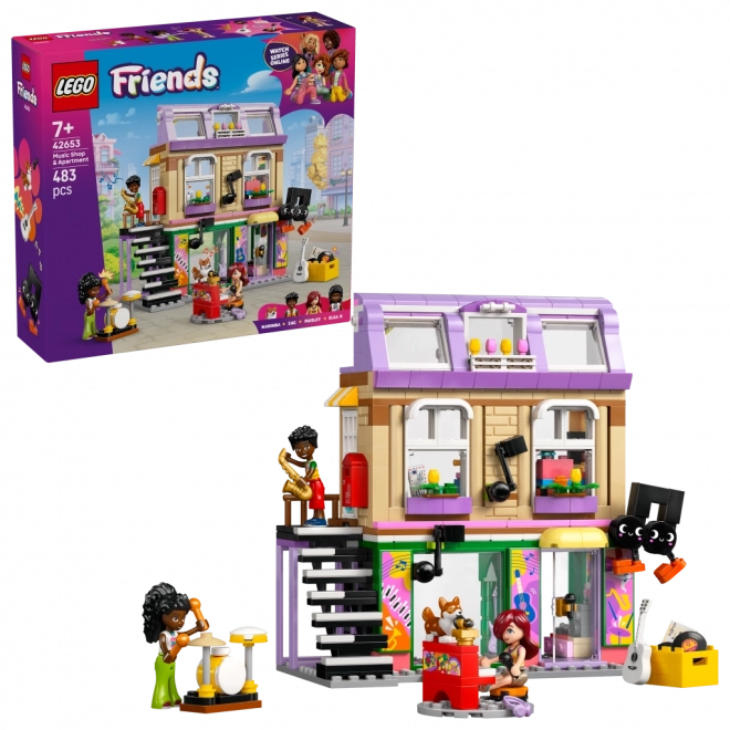 LEGO Friends magazin de muzică și apartament