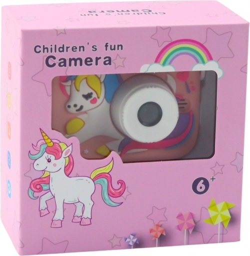 Aparat foto pentru copii Unicorn Roz 48Mpx HD 1080P
