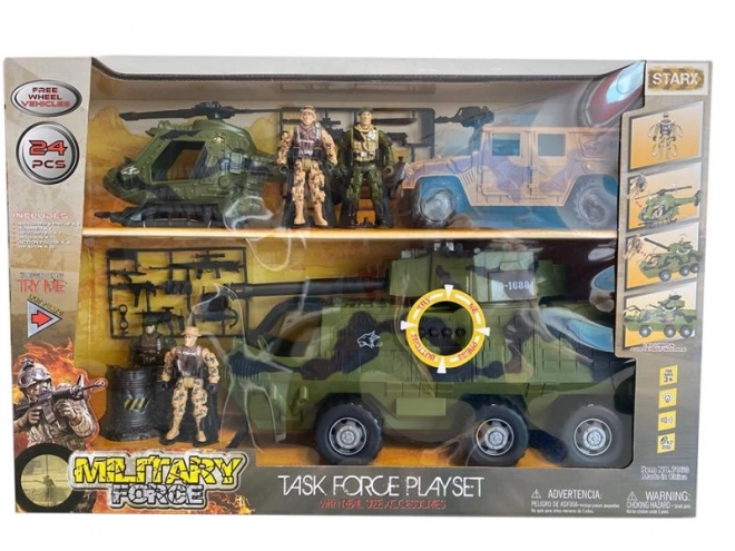 Starx set mare vehicule militare cu sunet