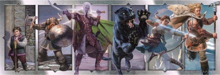 Puzzle panoramic CLEMENTONI DUNGEONS & DRAGONS 1000 piese