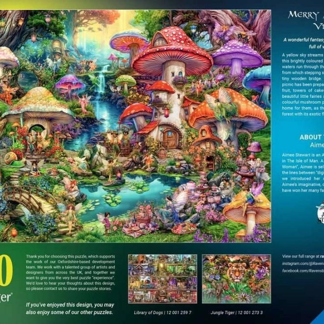 Puzzle Ravensburger Satul Ciupercilor 1000 Piese