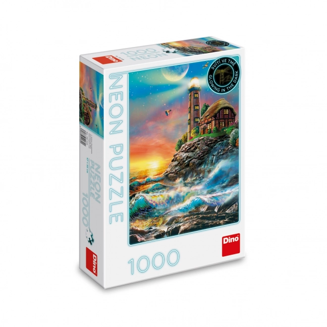 Puzzle luminiscente Dino 1000 piese