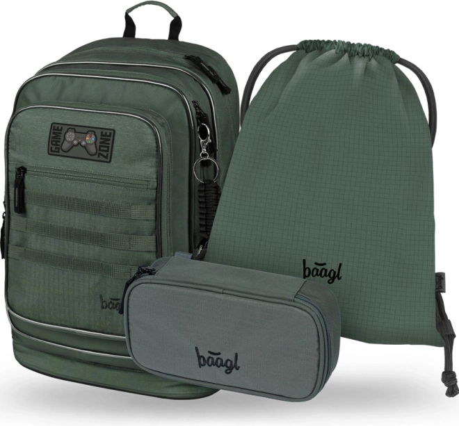 Set Baagl 3 Cubic Grove: rucsac, penar, sac