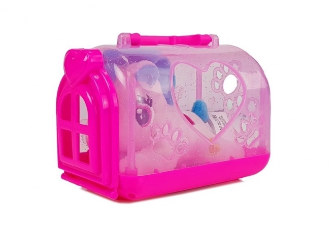 Unicorni mic cu transportor jucărie de pluș