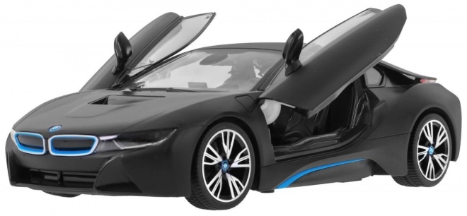 BMW i8 negru RASTAR 1:14 auto cu telecomandă + telecomandă 2,4 GHz
