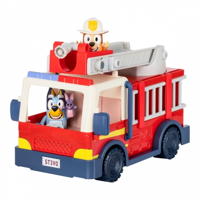 Set figurine Bluey Mașină de pompieri