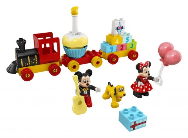 Trenuleț de aniversare Mickey și Minnie LEGO DUPLO Disney