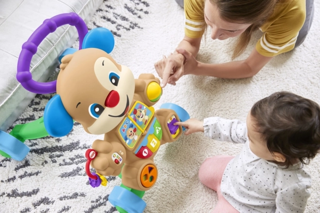 Fisher-Price Râde și învață - Cățeluș de mers