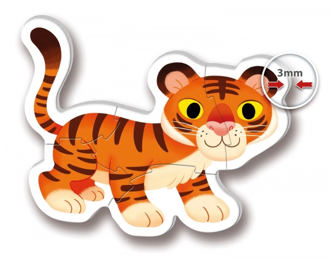 Primul meu puzzle Safari 4 în 1 pentru copii