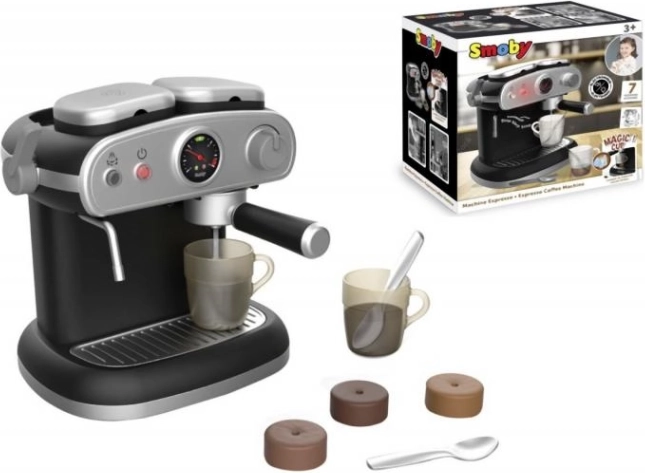 Espressor de jucărie pentru copii cu efecte luminoase și sonore