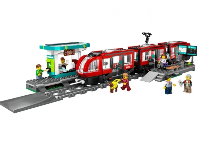 Tramvai Lego City cu stație