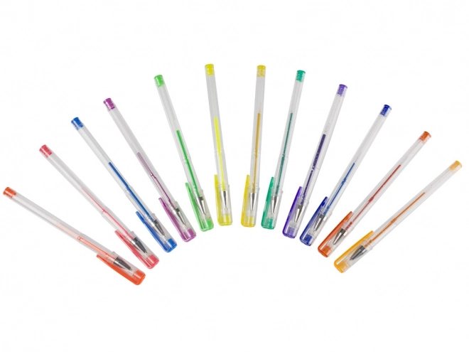 Set de pixuri cu gel în servietă 30 buc