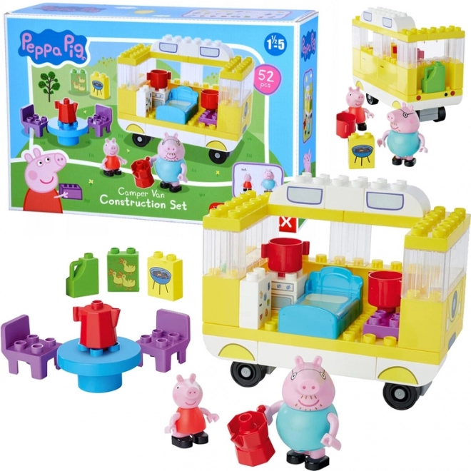 Set de construcție Rulota Peppa Pig