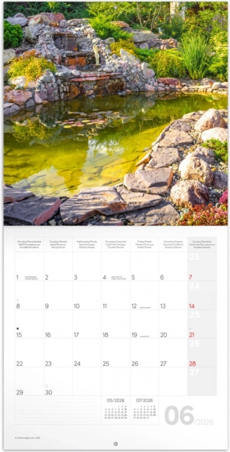 Calendar de notițe Grădini 2026
