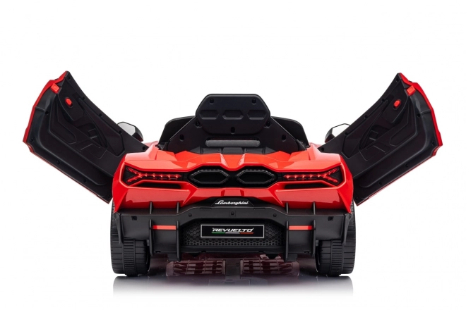 Mașinuță Lamborghini Revuelto pentru copii, roșie