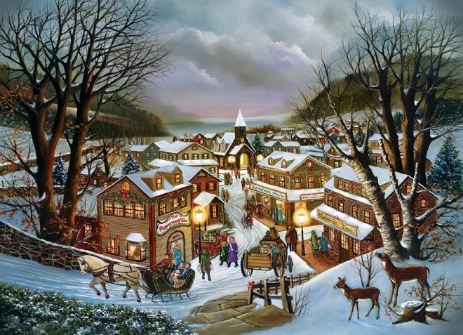 Puzzle Amintire de Crăciun 1000 Piese